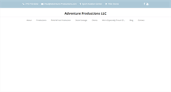Desktop Screenshot of adventure-productions.com